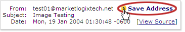 Save Address Link